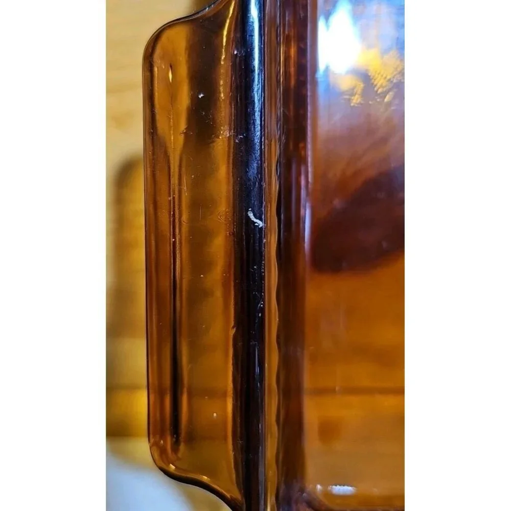 ANCHOR HOCKING: amber Baking Dish 8